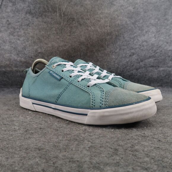 Columbia Shoes Womens 8 Sneaker Lifestyle Active Low Lace Up Cap Toe Blue Casual - Picture 1 of 13